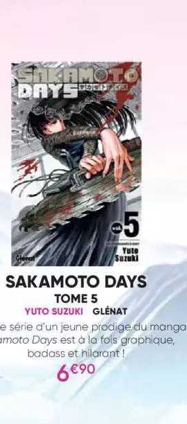 sakamoto days - tome 5 yuto suzuki - glénat