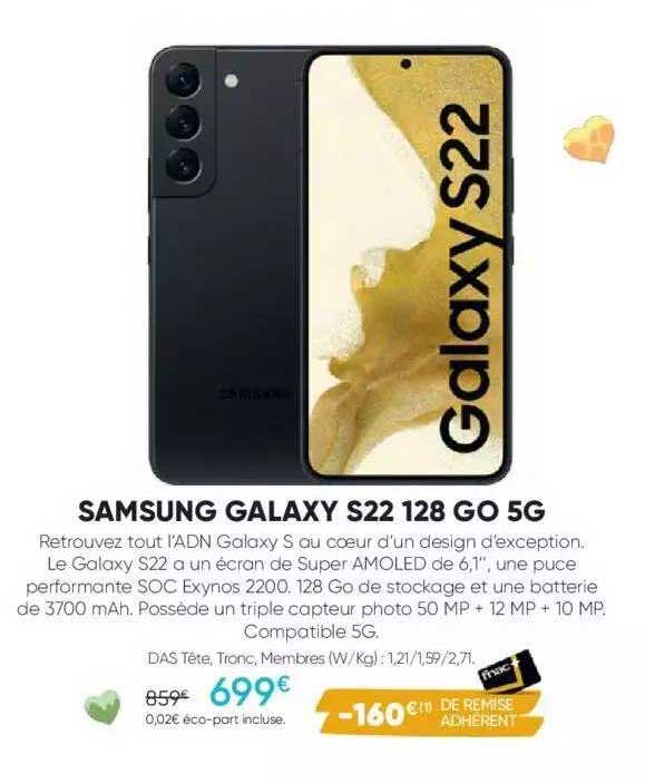 Samsung Galaxy S22 128 Go 5g