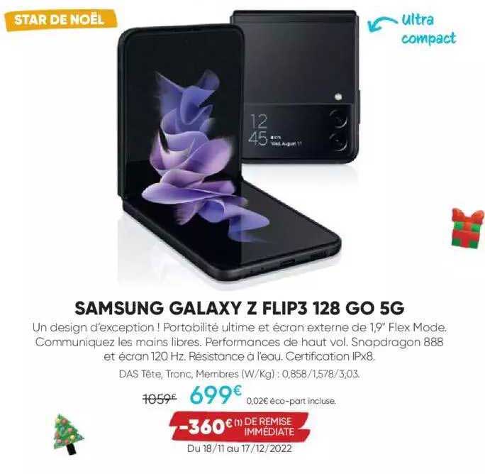 Samsung Galaxy Z Flip3 128 Go 5g
