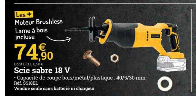 scie sabre 18v