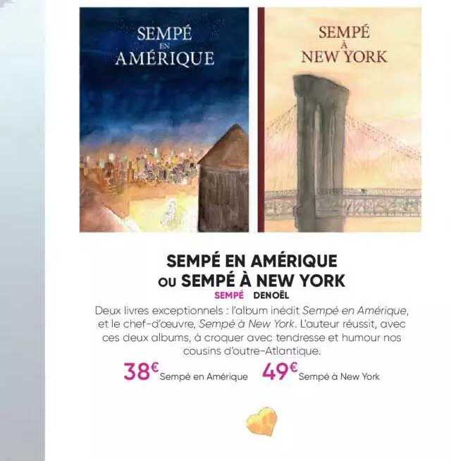 sempé en amérique ou sempé à new york - sempé - denoël