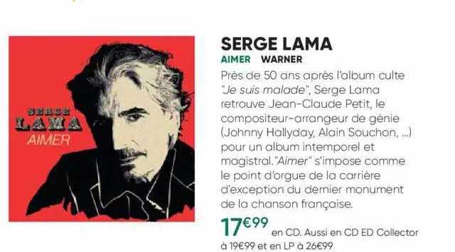 serge lama - aimer - warner