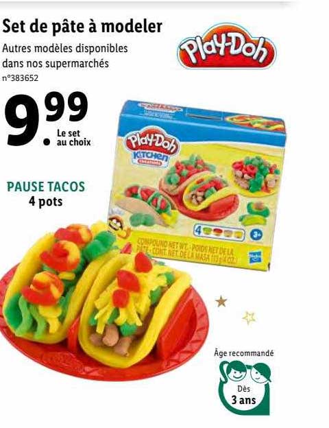set de pâte à modeler play-doh