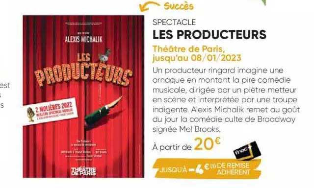 spectacle les producteurs