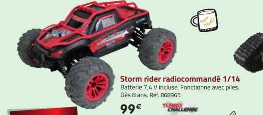 storm rider radiocommandé 1-14 turbo challenge
