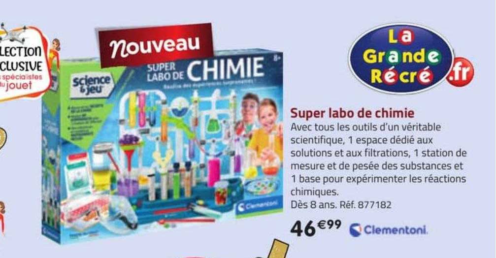 super labo de chimie clementoni