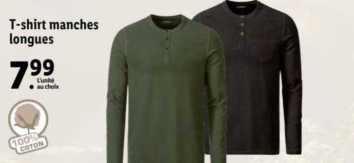 t-shirt manches longues