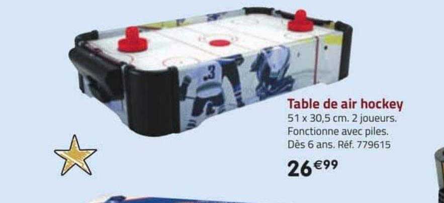 table de air hockey