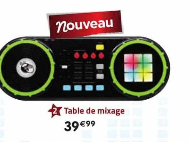table de mixage