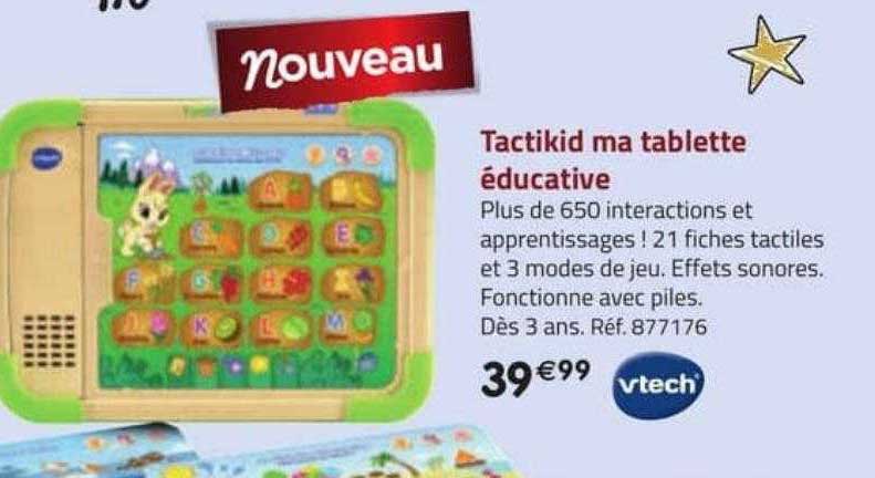 Tactikid Ma Tablette éducative Vtech