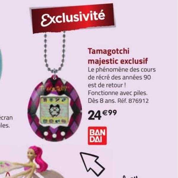 tamagotchi majestic exclusif bandai