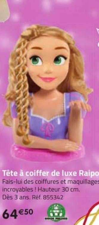 Tête à Coiffer De Luxe Raiponce