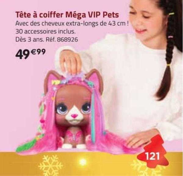 tête à coiffer méga vip pets