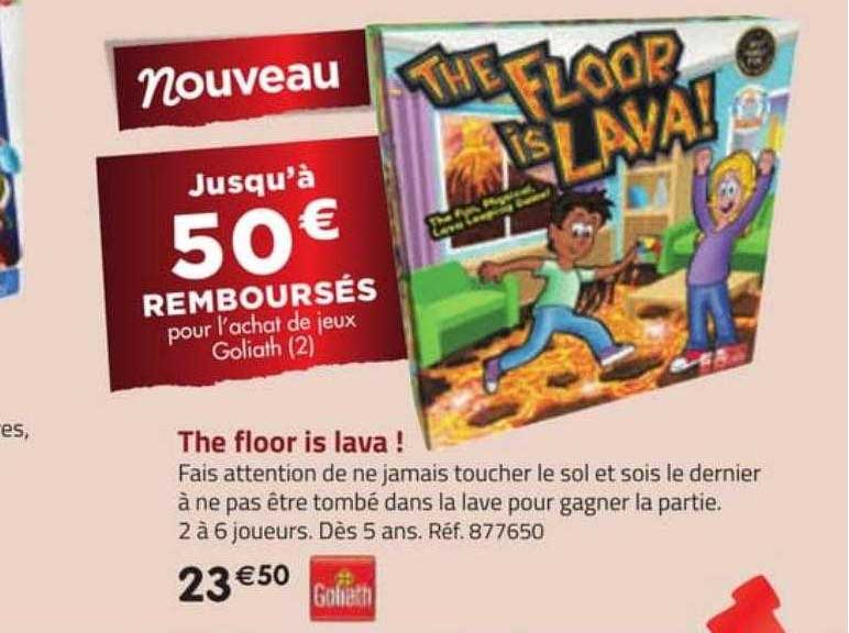 the floor is lava ! goliath