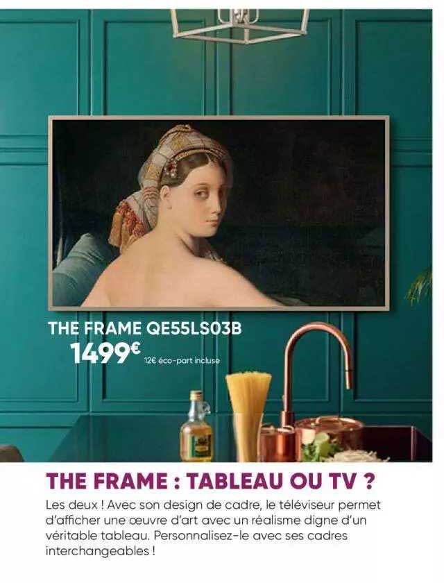 the frame : tableau ou tv ?