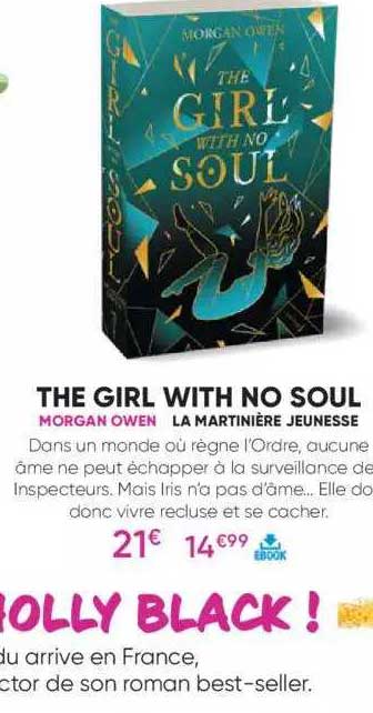 the girl with no soul - morgan owen - la martinière jeunesse