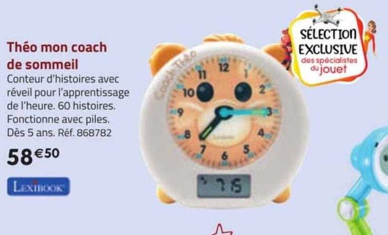 théo mon coach de sommeil lexibook