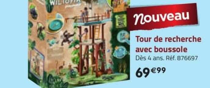 tour de recherche avec boussole