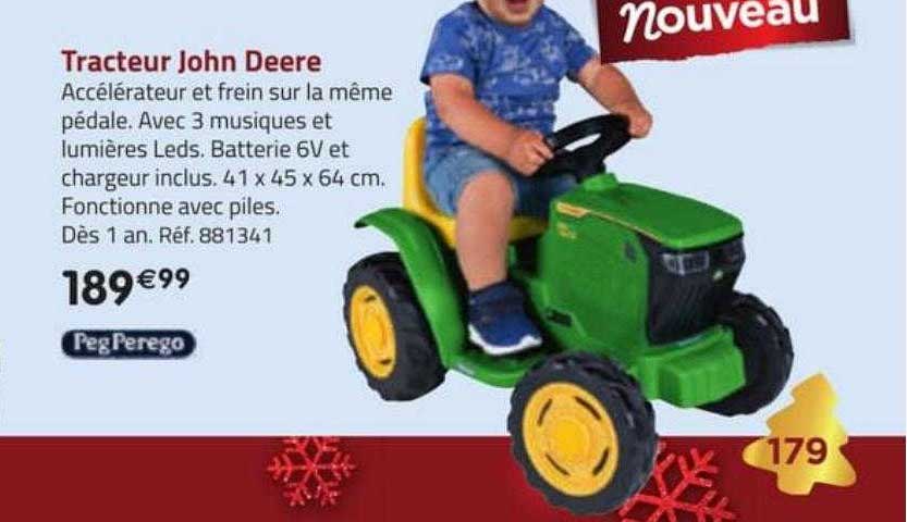 tracteur john deere peg perego
