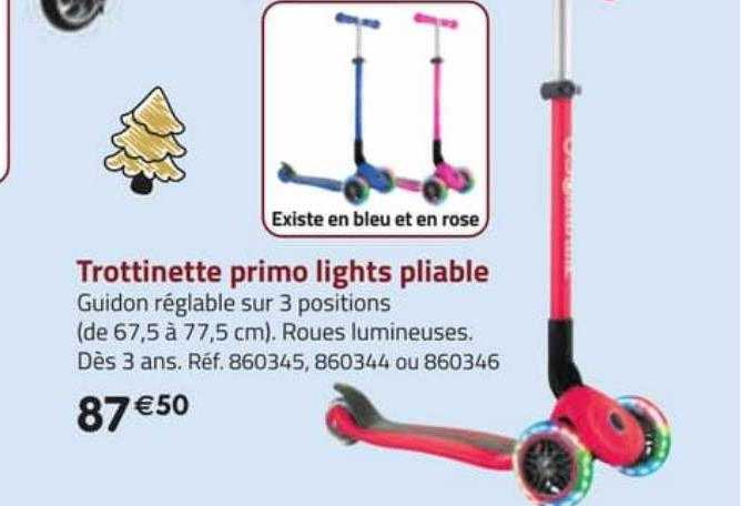 Trottinette Primpo Lights Pliable