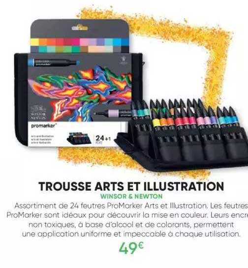 trousse arts et illustration winsor & newton