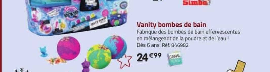 vanity bombes de bain canal toys
