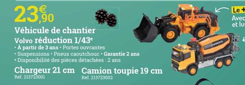 véhicule de chantier volvo réduction 1:43