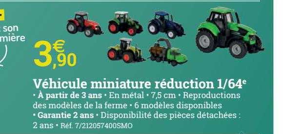 véhicule miniature réduction 1:64