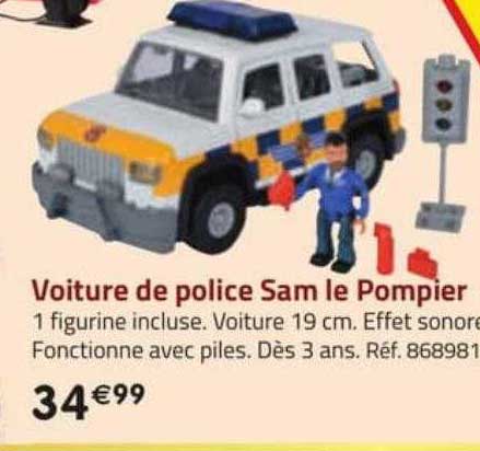 Voiture De Police Sam Le Pompier