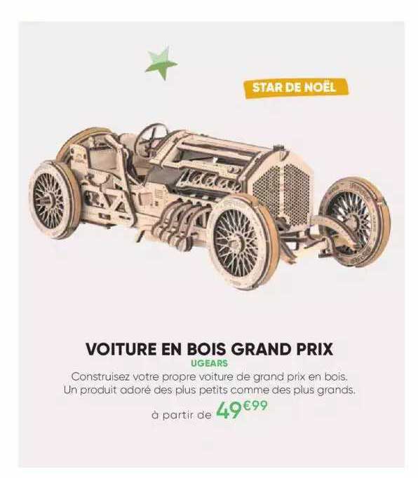 voiture en bois grand prix