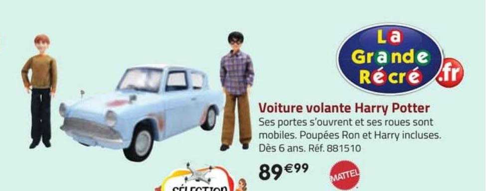 voiture volante harry potter mattel