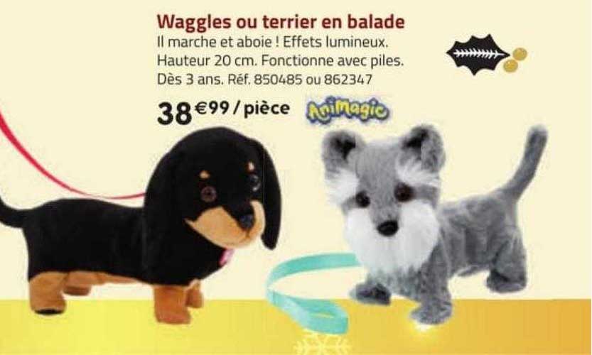 Waggles Ou Terrier En Balade Animagic