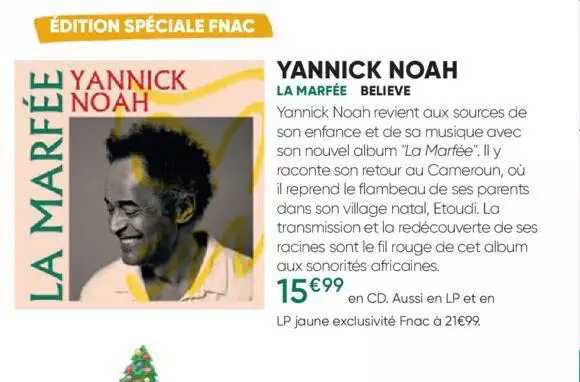 yannick noah - la marfée - believe