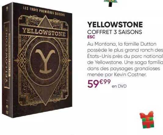 yellowstone coffret 3 saisons esc