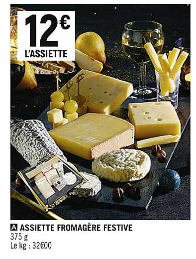 assiette fromagère festive