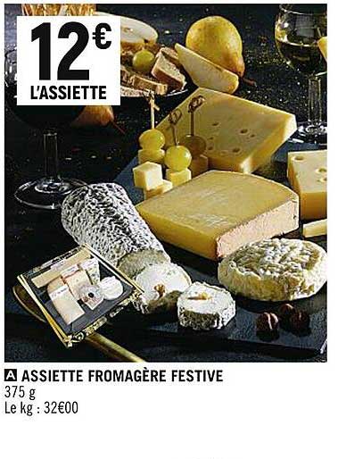 assiette fromagère festive