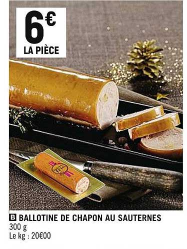 ballotine de chapon au sauternes
