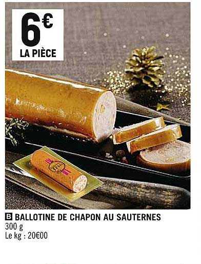 ballotine de chapon au sauternes