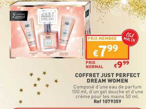 coffret just perfect dream women