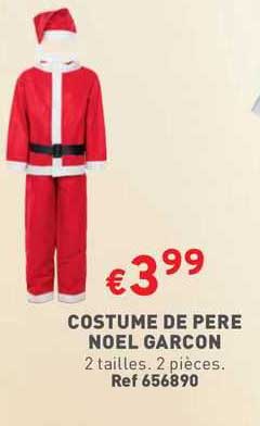 costume de père noël garçon
