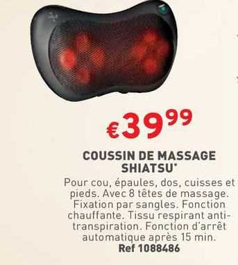 coussin de massage shiatsu
