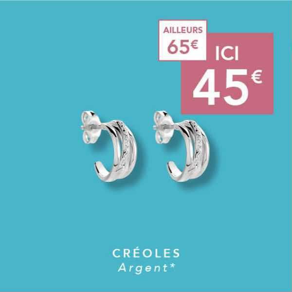 Créoles Argent