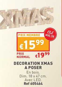 décoration xmas à poser