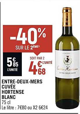 entre-deux-mers cuvée hortense blanc