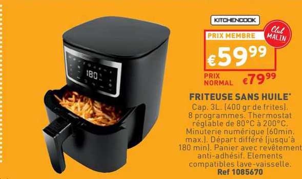 Friteuse Sans Huile Kitchencook