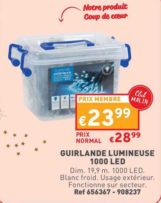 Guirlande Lumineuse 1000 Led
