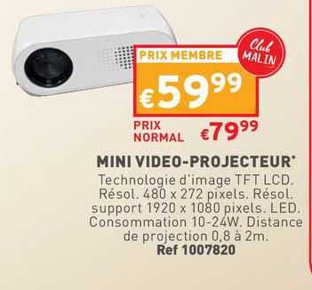 mini vidéo-projecteur