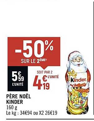 père noël kinder