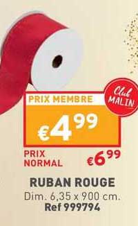 Ruban Rouge