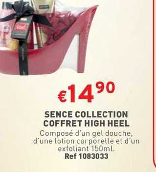 sence collection coffret high heel